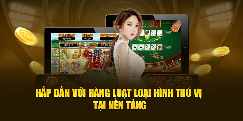 Casino 888B hấp dẫn với nhiều loại hình thú vị